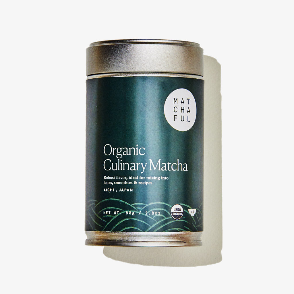 Organic Matcha - 100% USDA Organic Culinary Matcha - 80g - Matchaful